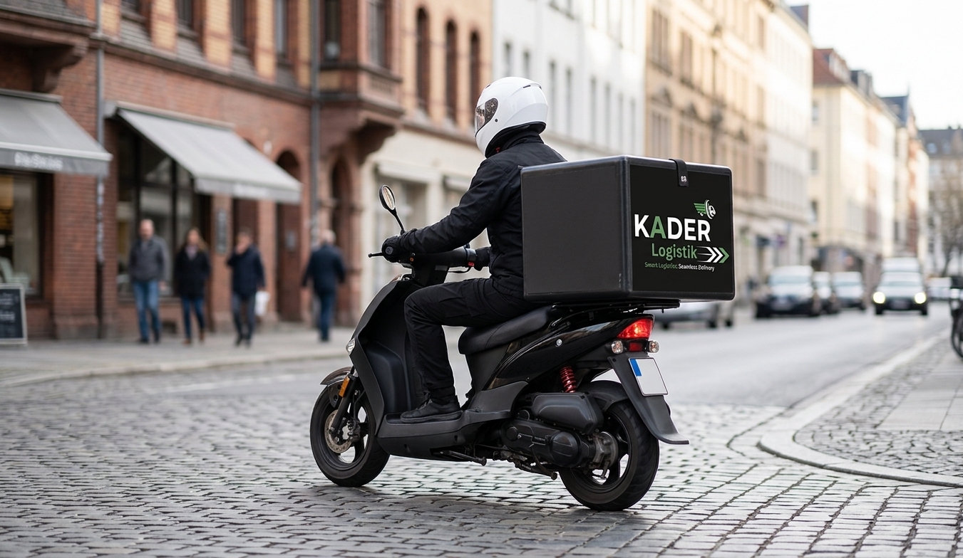 Kader Logistik truck on the road